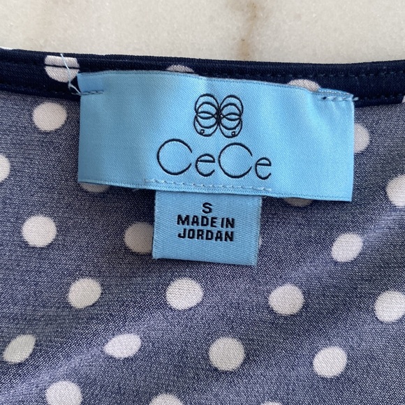 Navy with white polka dots - Picture 3 of 3